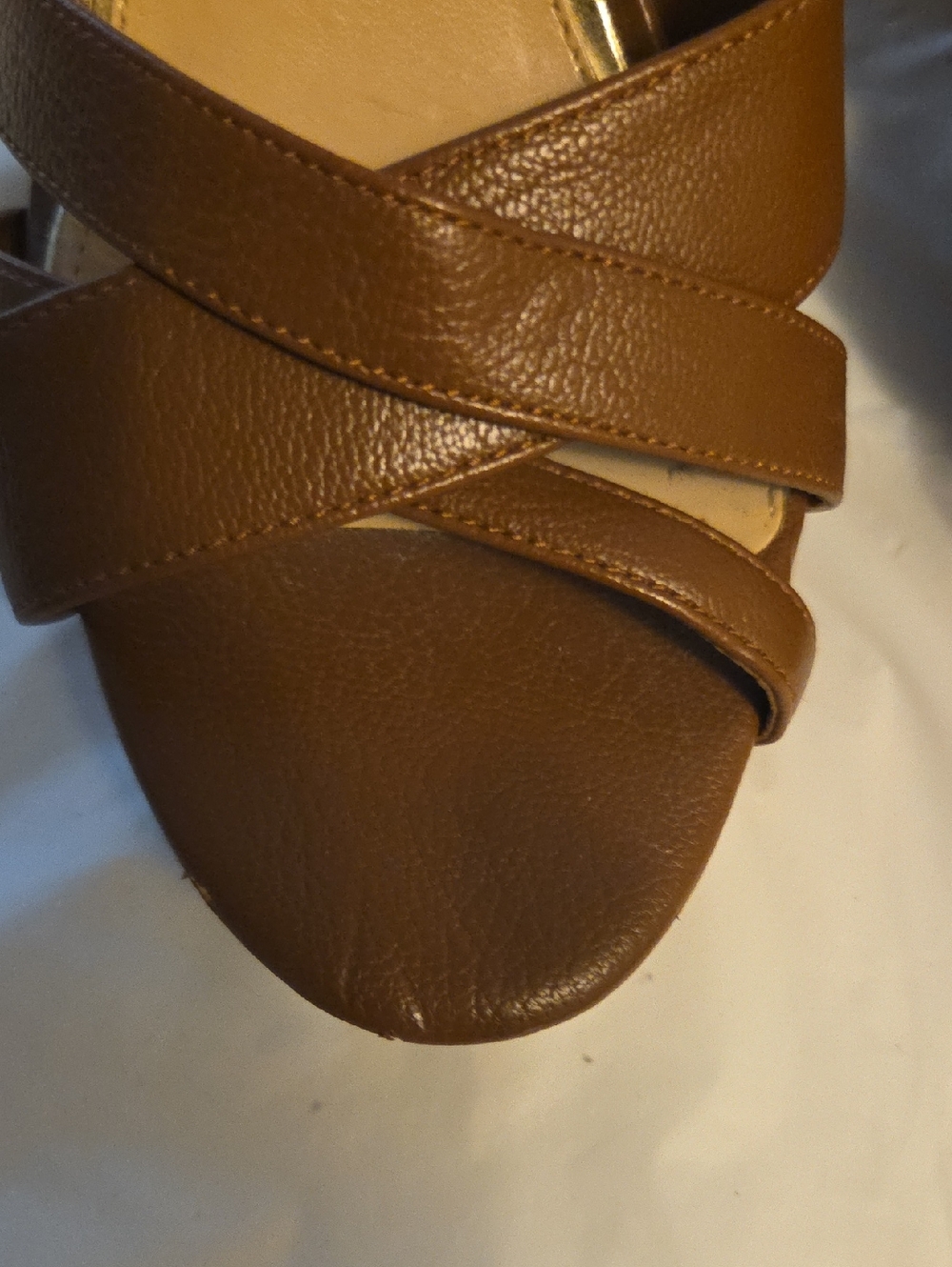 Jessica Simpson Brown Strappy Slingback Heels - Picture 8 of 13